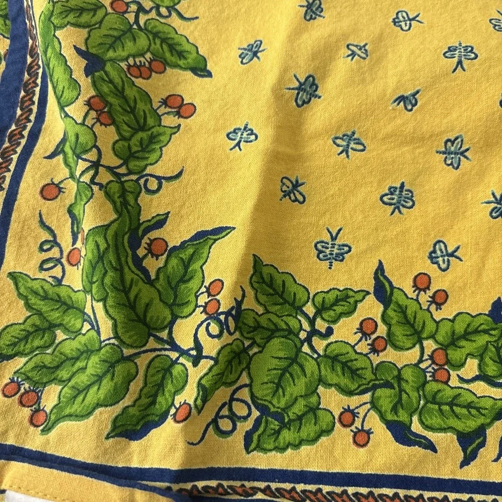Williams Sonoma Provence French Country Placemats & Cloth Napkins Yellow Floral